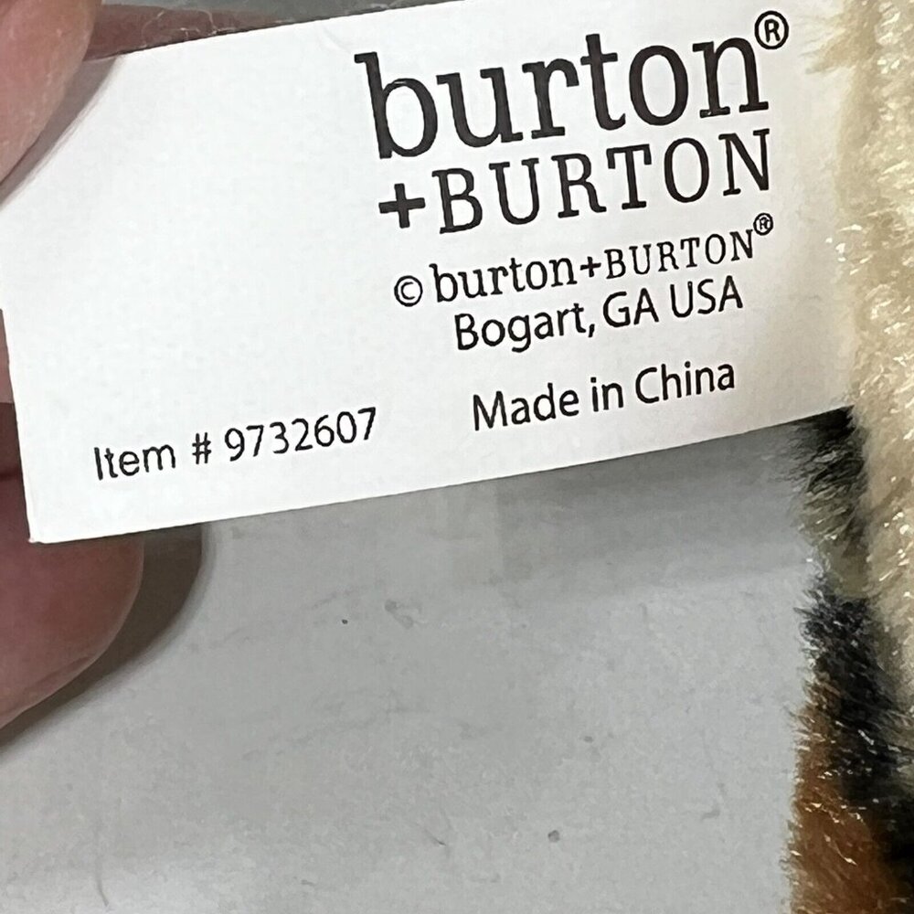 BURTON + BURTON Leopard Cheetah Cub Plush Stuffed Animal Toy Spotted Kitty Cat - Picture 5 of 9